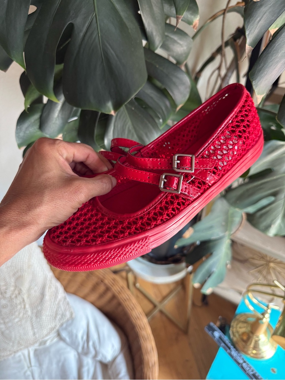Converse  Red Mary Jane Sneakers Women size 7.5